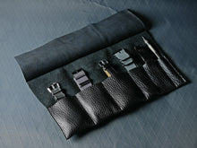 Alpha One Niner, Hand-Made Leather Watch Roll for 3 Watches