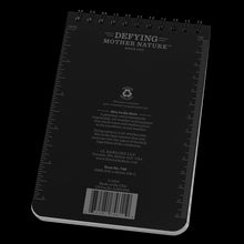 Rite-in-the-Rain, Top Spiral Notebook, 4" x 6", Black, #746